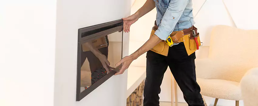 Metal Fireplace Installation in Johnston, Iowa