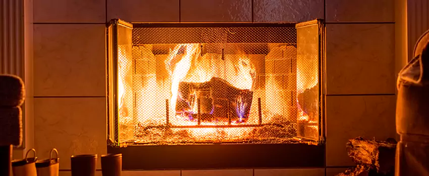 Mendota Hearth Landscape Fireplace Installation in Johnston, Iowa