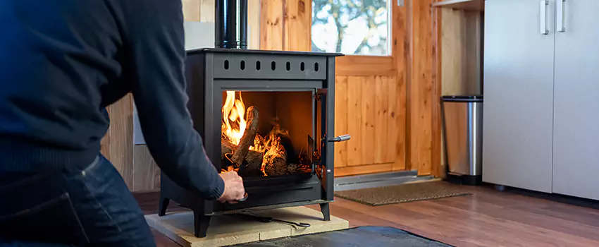 Open Hearth Wood Fireplace Installation in Johnston, IA