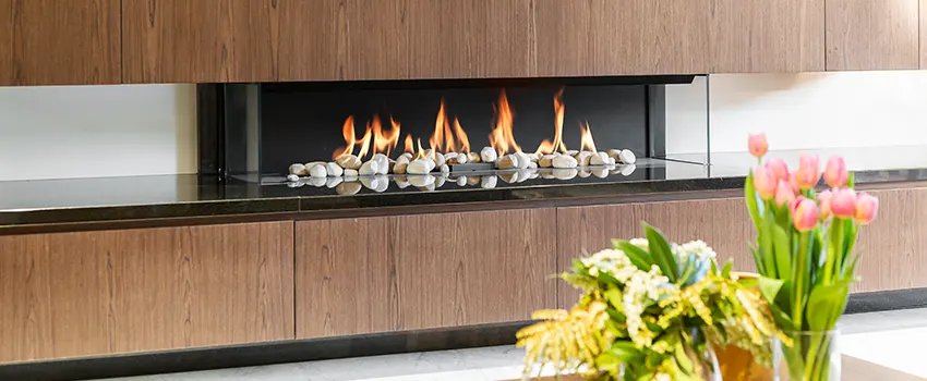 Double-height Fireplace Design Refurbishment in Johnston, Iowa